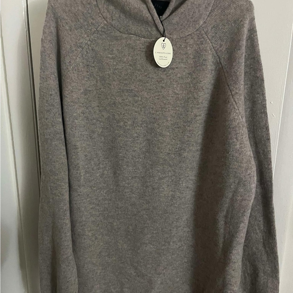 100% LAMBSWOOL Hooded Long-sleeved Sweater - Descended From Odin (UK)